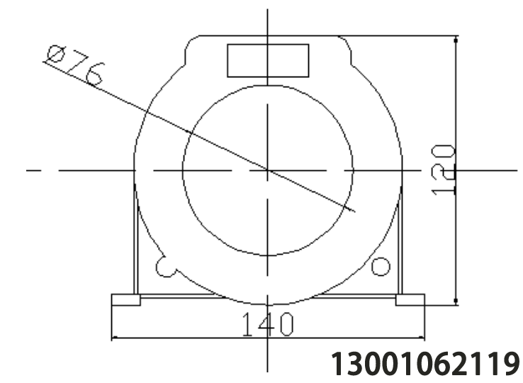 ZCT80-1 剩余电流互感器（圆形）