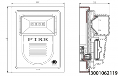 <b>LD1001 1E EN N 火灾声光警报器（编码型）</b>